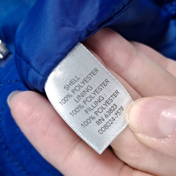 Christopher & Banks Blue Quilted Vest - Picture 3 of 4